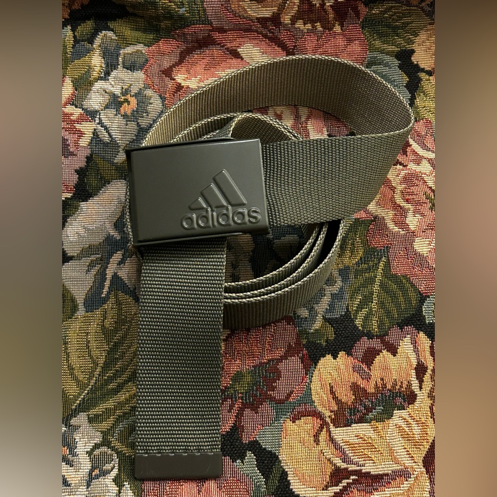 Adidas Men's Olive Golf Belt